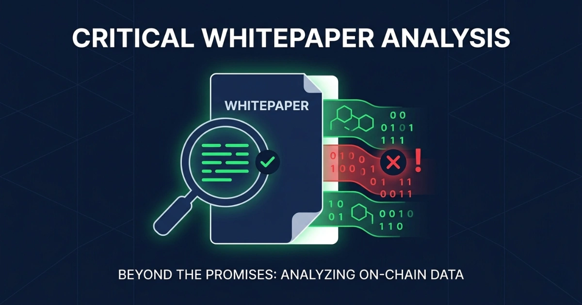 Critical Whitepaper Analysis — Beyond the Promises, Analyzing On-Chain Data